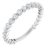 Platinum 3/4 CTW Lab-Grown Diamond Anniversary Band