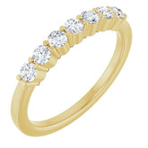 14K Yellow 5/8 CTW Lab-Grown Diamond Anniversary Band