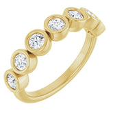 14K Yellow 5/8 CTW Lab-Grown Diamond Anniversary Band