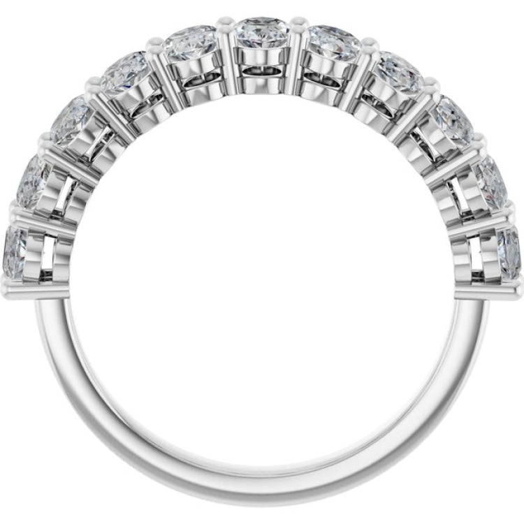 Platinum 2 3/4 CTW Natural Diamond Annniversary Band