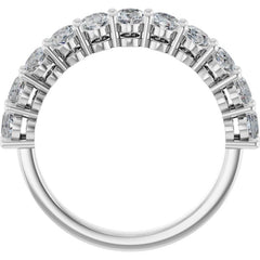 Platinum 2 3/4 CTW Natural Diamond Annniversary Band