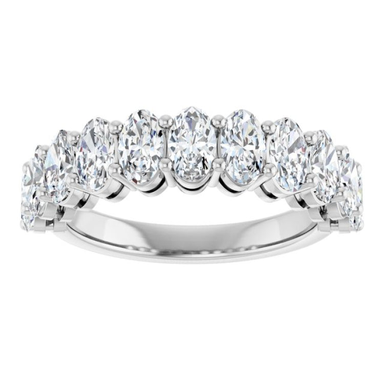 Platinum 2 3/4 CTW Natural Diamond Annniversary Band