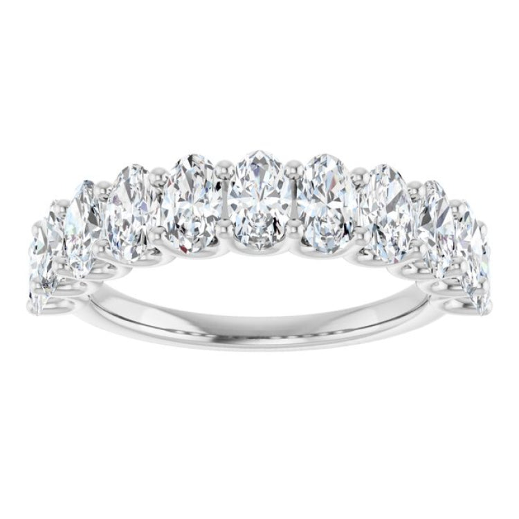 Platinum 2 3/4 CTW Natural Diamond Annniversary Band