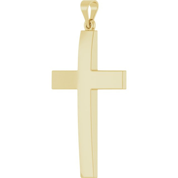 14K Yellow Gold Cross Pendant
