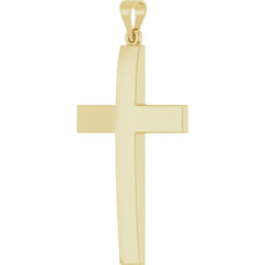 14K Yellow Gold Cross Pendant