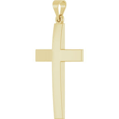 14K Yellow Gold Cross Pendant