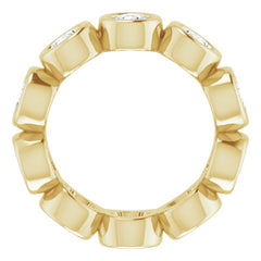 10K Yellow Gold 1 9/10 CTW Lab-Grown Diamond Eternity Band Size 4