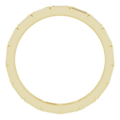 10K Yellow Gold 1/3 CTW Lab-Grown Diamond Eternity Band Size 6.25