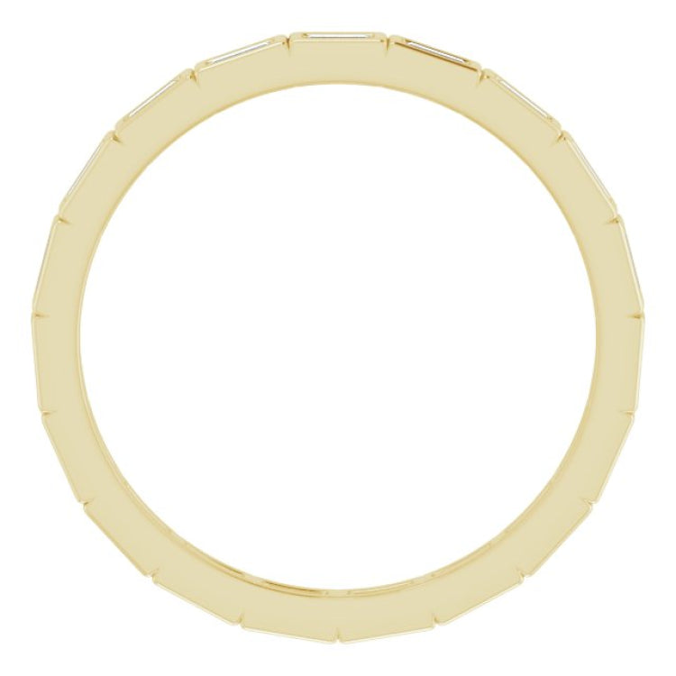 10K Yellow Gold 1/3 CTW Lab-Grown Diamond Eternity Band Size 8.75