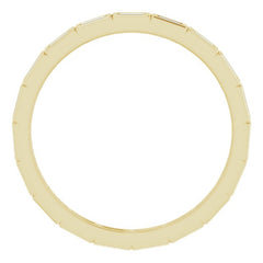 10K Yellow Gold 1/3 CTW Lab-Grown Diamond Eternity Band Size 8.75