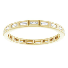 10K Yellow Gold 1/3 CTW Lab-Grown Diamond Eternity Band Size 8.75