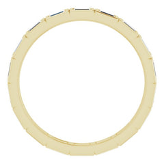 10K Yellow Gold 1/2 CTW Lab-Grown Diamond Eternity Band Size 7.75