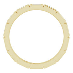 10K Yellow Gold 3/8 CTW Lab-Grown Diamond Eternity Band Size 6.25