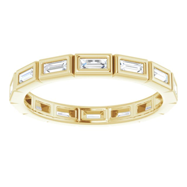 10K Yellow Gold 3/8 CTW Lab-Grown Diamond Eternity Band Size 6.25