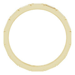 10K Yellow Gold 1/2 CTW Lab-Grown Diamond Eternity Band Size 8.75