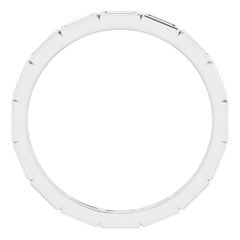 10K White Gold 1/2 CTW Lab-Grown Diamond Eternity Band Size 9