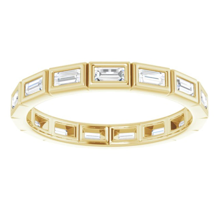 10K Yellow Gold 1/2 CTW Lab-Grown Diamond Eternity Band Size 7.75