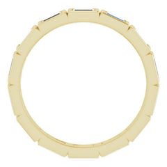 10K Yellow Gold 7/8 CTW Lab-Grown Diamond Eternity Band Size 6.5