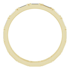 10K Yellow Gold 9/10 CTW Lab-Grown Diamond Eternity Band Size 8.75