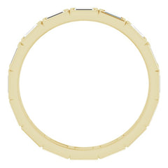 10K Yellow Gold 9/10 CTW Lab-Grown Diamond Eternity Band Size 9