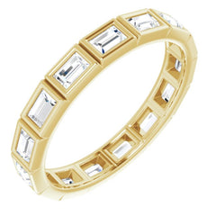 10K Yellow Gold 1 1/4 CTW Lab-Grown Diamond Eternity Band Size 7.75