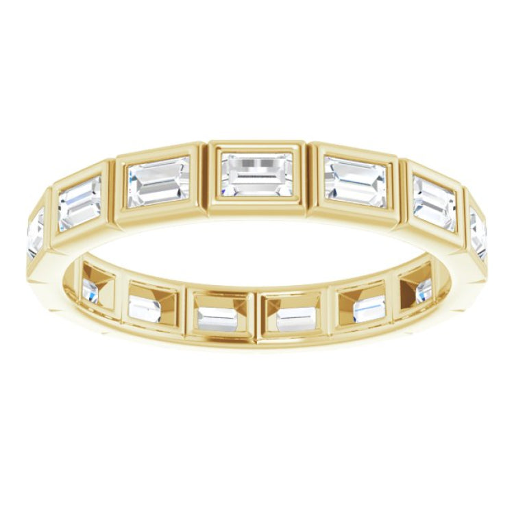 10K Yellow Gold 1 1/4 CTW Lab-Grown Diamond Eternity Band Size 7.75