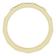 10K Yellow Gold 1 1/4 CTW Lab-Grown Diamond Eternity Band Size 6.5