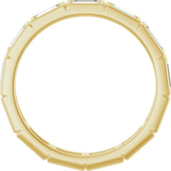 10K Yellow Gold 1 1/4 CTW Lab-Grown Diamond Eternity Band Size 7