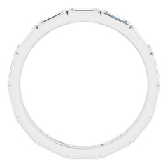 10K White Gold 1 3/8 CTW Lab-Grown Diamond Eternity Band Size 8.75