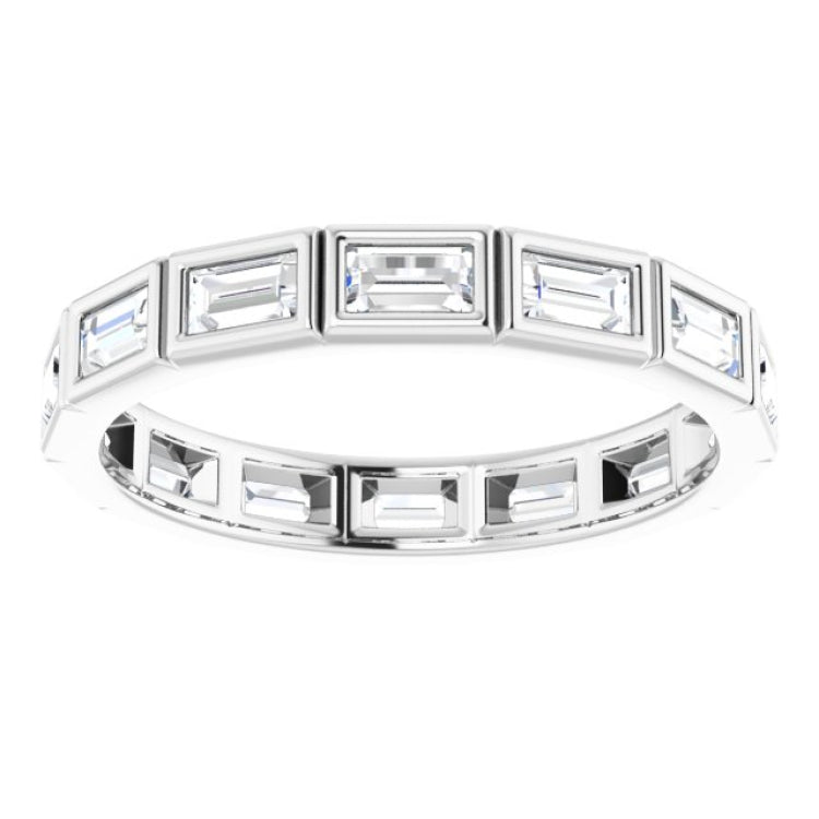10K White Gold 1 3/8 CTW Lab-Grown Diamond Eternity Band Size 8.75