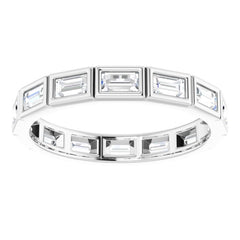 10K White Gold 1 3/8 CTW Lab-Grown Diamond Eternity Band Size 8.75