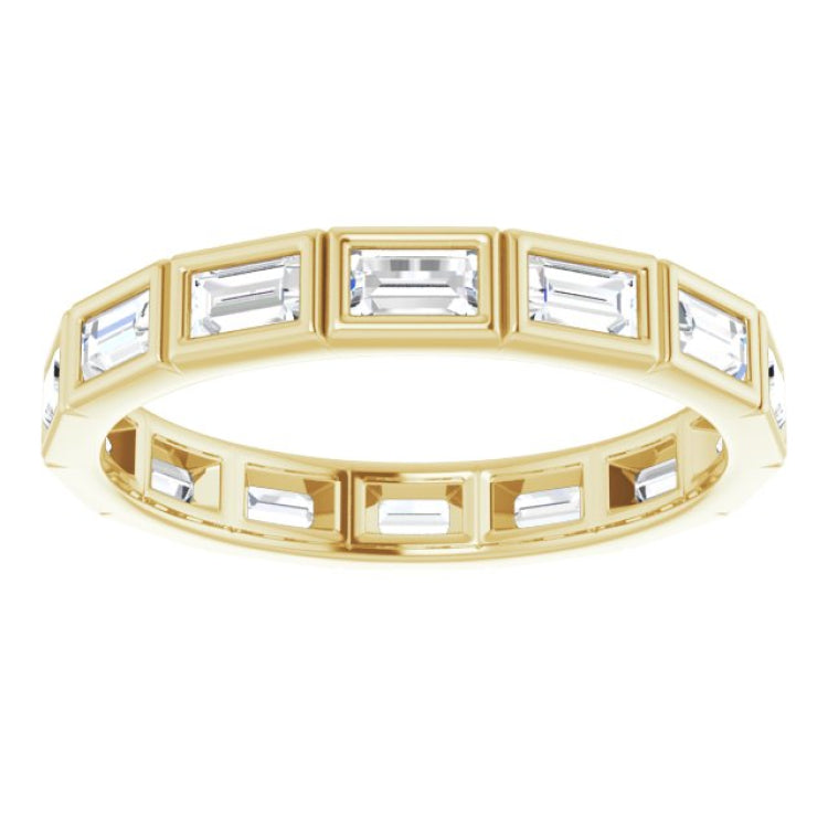 10K Yellow Gold 1 3/8 CTW Lab-Grown Diamond Eternity Band Size 8.75