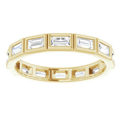 10K Yellow Gold 1 3/8 CTW Lab-Grown Diamond Eternity Band Size 8.75