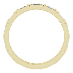 10K Yellow Gold 1 3/8 CTW Lab-Grown Diamond Eternity Band Size 9