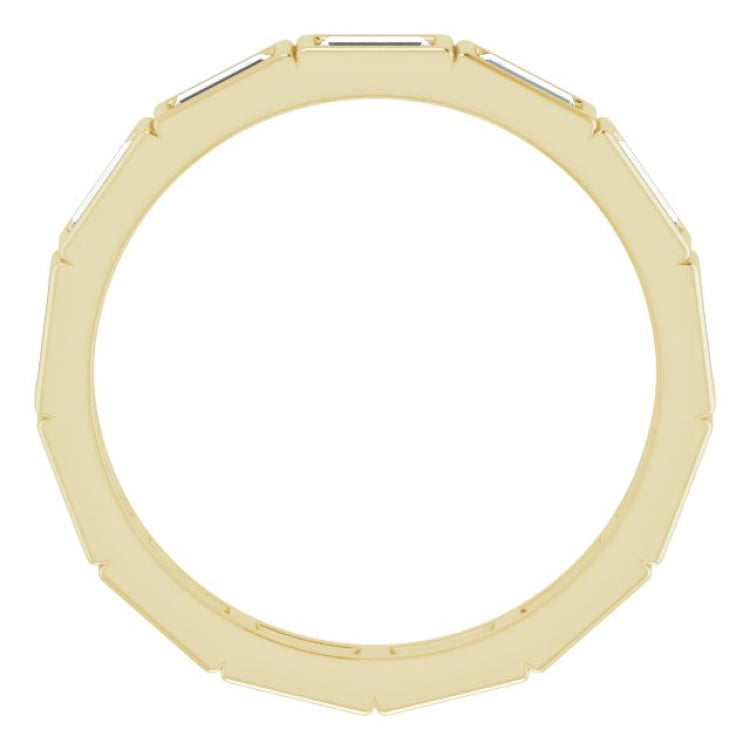 10K Yellow Gold 1 3/8 CTW Lab-Grown Diamond Eternity Band Size 8