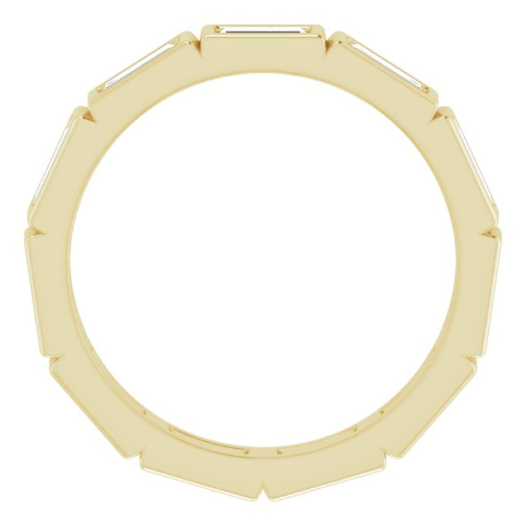 10K Yellow Gold 1 1/6 CTW Lab-Grown Diamond Eternity Band Size 6.25