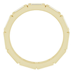 10K Yellow Gold 1 1/6 CTW Lab-Grown Diamond Eternity Band Size 6.25