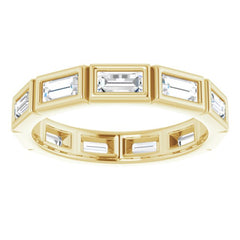 10K Yellow Gold 1 1/6 CTW Lab-Grown Diamond Eternity Band Size 6.25