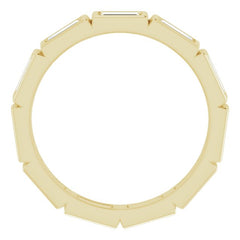 10K Yellow Gold 1 1/6 CTW Lab-Grown Diamond Eternity Band Size 6.75