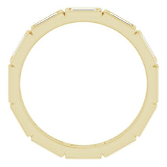 10K Yellow Gold 1 1/4 CTW Lab-Grown Diamond Eternity Band Size 8.5