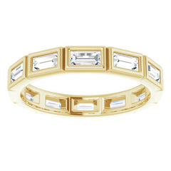 10K Yellow Gold 1 1/4 CTW Lab-Grown Diamond Eternity Band Size 8.5