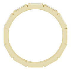 10K Yellow Gold 1 1/4 CTW Lab-Grown Diamond Eternity Band Size 8.75