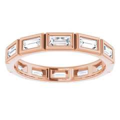 10K Rose Gold 1 1/4 CTW Lab-Grown Diamond Eternity Band Size 9