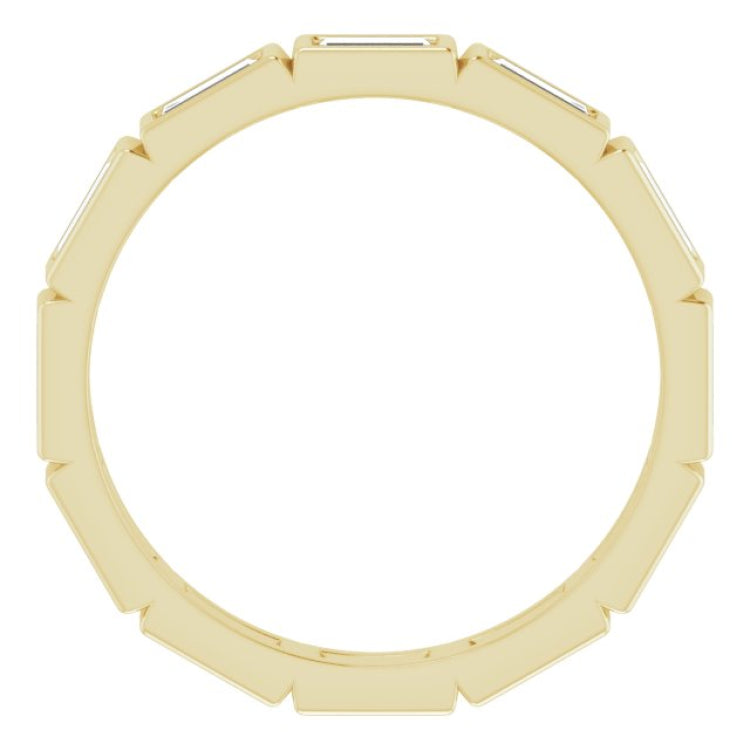 10K Yellow Gold 1 1/4 CTW Lab-Grown Diamond Eternity Band Size 9