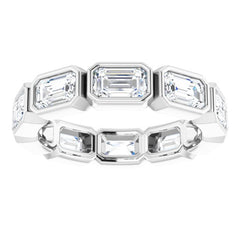 10K White Gold 3 1/3 CTW Lab-Grown Diamond Eternity Band Size 6.25