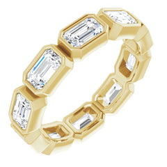 10K Yellow Gold 3 1/3 CTW Lab-Grown Diamond Eternity Band Size 7.5