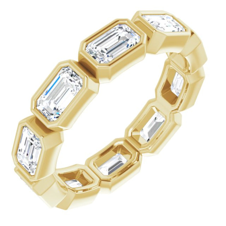 10K Yellow Gold 3 1/3 CTW Lab-Grown Diamond Eternity Band Size 7.75