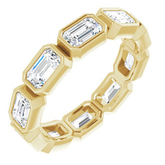 10K Yellow Gold 3 1/3 CTW Lab-Grown Diamond Eternity Band Size 7.75