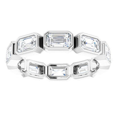 10K White Gold 3 1/3 CTW Lab-Grown Diamond Eternity Band Size 8