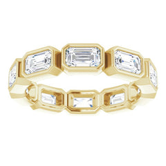 10K Yellow Gold 3 1/3 CTW Lab-Grown Diamond Eternity Band Size 8